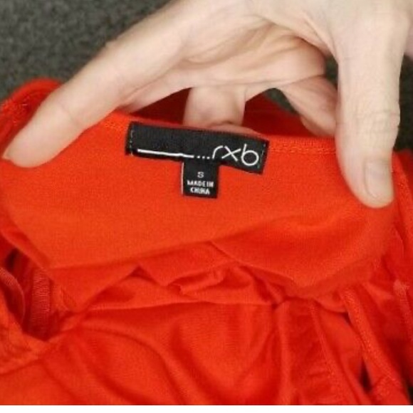 RXB Sleeveless Blouson Jersey T-Shirt Dress - Orange - Women's S - Picture 6 of 8